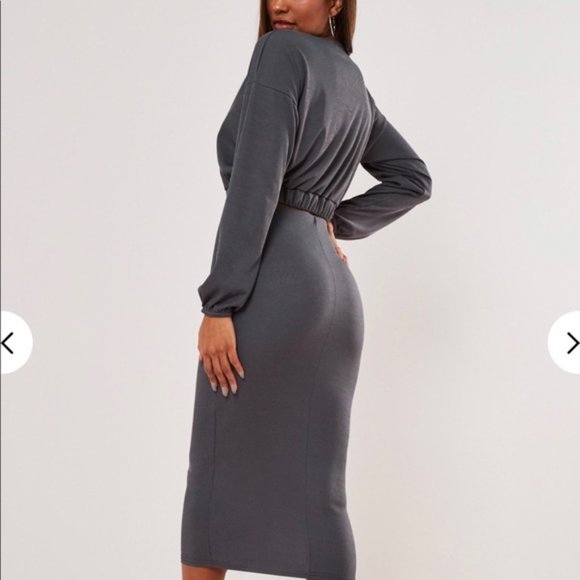 NWT Missguided Crop & Midaxi Skirt Set - Picture 2 of 4